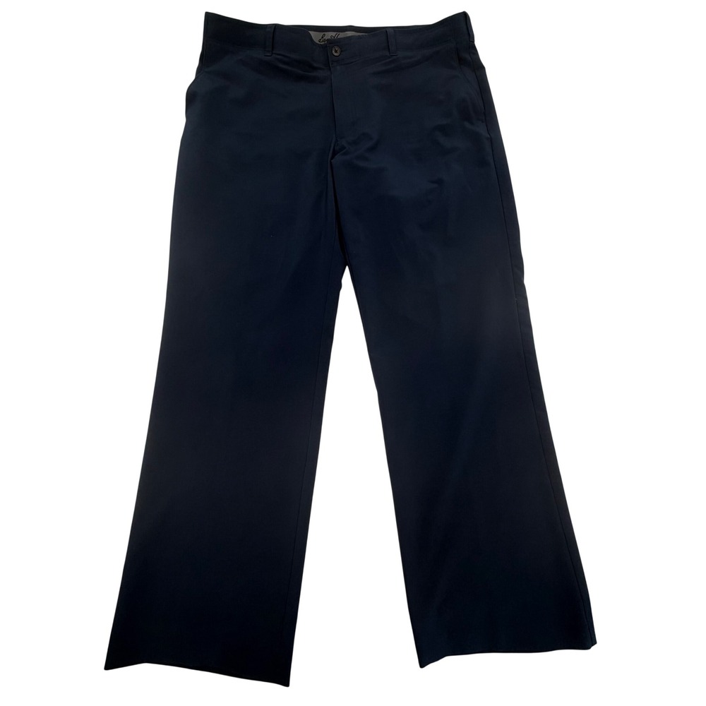 Ben‎ Hogan Mens Performance Golf Pants Navy Blue Flat Front Straight Leg 36x29 - Picture 2 of 7